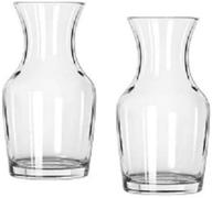 🍷 libbey 6.5 oz single serve wine carafe (pack of 2) - enhanced seo logo