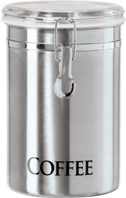 img 4 attached to ☕️ Oggi Coffee Canister: 5"x 7.75" Stainless Steel Storage for Fresh Coffee Beans