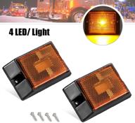 🚤 waterproof submersible led side marker lights for boat trailers - czc auto (2 pack) logo