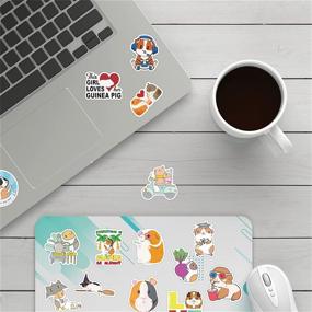 img 3 attached to 50Pcs Guinea Pig Stickers Vinyl Waterproof Cavy Stickers For Laptop