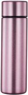 🍼 cute thermos water bottle - 5 oz mini insulated stainless steel bottle - pink - keeps cold for 12 hours, hot for 6 hours - perfect for purse or kids lunch bag логотип