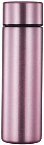 img 4 attached to 🍼 Cute Thermos Water Bottle - 5 Oz Mini Insulated Stainless Steel Bottle - Pink - Keeps Cold for 12 Hours, Hot for 6 Hours - Perfect for Purse or Kids Lunch Bag