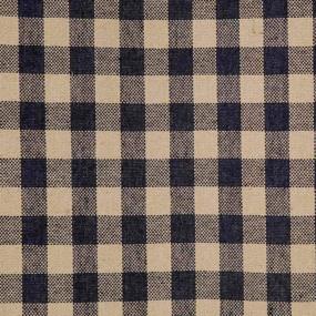 img 2 attached to 🛏️ VHC Brands Black Check Queen Quilt Coverlet: 90Wx90L Country Rustic Design in Black and Tan