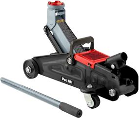 img 1 attached to Pro-LifT F-2315PE Grey Hydraulic Trolley Jack Car Lift - 3000 LBS Capacity with Blow Molded Case