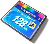 продукция карты compactflash transcend объемом 128 мб логотип