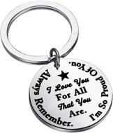 ❤️ feelmem remember inspirational keychain boyfriend: a symbolic reminder of love and inspiration logo