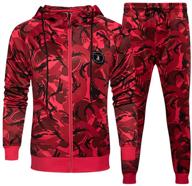 👕 gray xl men's athletic track suit set - fitness clothing for men logo