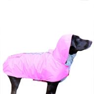 frenchie mini couture waterproof dog raincoat: stylish protection with fleece lining логотип