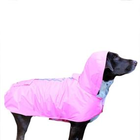 img 4 attached to Frenchie Mini Couture Waterproof Dog Raincoat: Stylish Protection with Fleece Lining