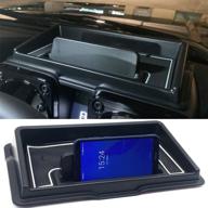 jojomark suzuki jimny accessories: dash center console table storage tray storage for 2019-2021 logo