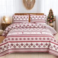 christmas reversible bedspread lightweight comforter bedding logo
