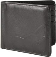 fox mens polyurethane wallet black logo