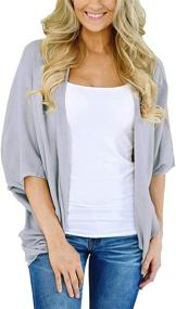 img 2 attached to 👚 Stylish Cardigan Sweaters for Women: Vibrant Colors and Flattering Sleeves in Women's Clothing