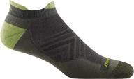 🧦 ultra-lightweight cushioned men's no show tab run sock: darn tough style 1039 логотип