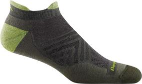 img 4 attached to 🧦 Ultra-Lightweight Cushioned Men's No Show Tab Run Sock: Darn Tough Style 1039