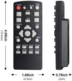 img 1 attached to Universal Remote Control for LG DVD Players - Direct Replacement 📱 for LG DP132 DP132NU - COV31736202 Compatible - Enhance your DVD Player Experience