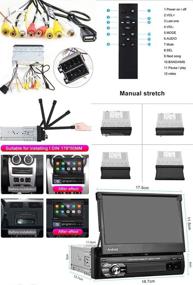 img 3 attached to Автомобильная радиостанция с сенсорным экраном и навигацией CAMECHO