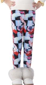 img 4 attached to 👖 Pitidrogo Stretch Print Leggings BB130 for Girls' Clothing