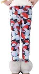 img 1 attached to 👖 Pitidrogo Stretch Print Leggings BB130 for Girls' Clothing