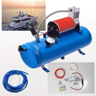 📢 asmahan air compressor train horn kit for trucks, boats, and golf carts - loud air horn for boating safety logo