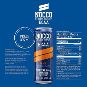 img 1 attached to 🥤 NOCCO - Напиток для восстановления после тренировки с ВСАА - Набор без сахара с аминокислотами ВСАА, низкокалорийные напитки-добавки для активных мужчин и женщин - Набор разнообразных вкусов, 12 штук.