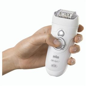 img 1 attached to Braun Silk-épil 7-7561: Effective Hair Removal for Women - 🔌 Facial, Bikini Trimmer, Wet & Dry Shaver - Cordless and Versatile