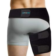 🏋️ bodymate® compression brace: therapeutic hip & sciatica pain relief for men and women (medium, hip 32 - 44)" логотип