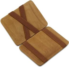 img 4 attached to Hunterson Minimalist Genuine Leather Blocking Men's Accessories for Wallets, Card Cases & Money Organizers