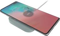 🔋 logitech powered 10w wireless charging pad: a versatile charger for iphone 12 pro max/12 pro/12/12 mini/se/11 pro max/11 pro/11/xs max/xs/x, samsung galaxy s10/s10e/s10+, google pixel 4/4xl, airpods, and more logo