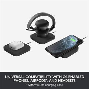 img 3 attached to 🔋 Logitech Powered 10W Wireless Charging Pad: A Versatile Charger for iPhone 12 Pro Max/12 Pro/12/12 mini/SE/11 Pro Max/11 Pro/11/XS Max/XS/X, Samsung Galaxy S10/S10e/S10+, Google Pixel 4/4XL, Airpods, and More