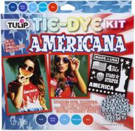 explore vibrant tie-dye creativity with the tulip one-step tie-dye kit americana tie dye, featuring 5 trendy colors! logo