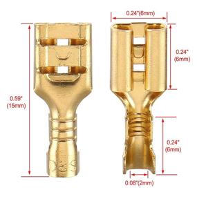 img 2 attached to 🔌 Baomain Female Terminals Connector: Reliable Insulated Industrial Electrical and Wiring & Connecting Solution