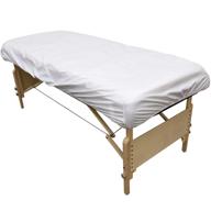 🛀 premium reusable body linen massage table cover - hygienic & easy-to-clean table barrier logo