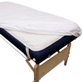 img 1 attached to 🛀 Premium Reusable Body Linen Massage Table Cover - Hygienic & Easy-to-Clean Table Barrier