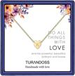turandoss tiny initial heart necklace logo