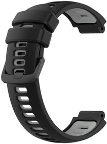 img 3 attached to HUABAO Watch Strap Compatible With Garmin Forerunner 220