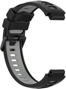 img 2 attached to HUABAO Watch Strap Compatible With Garmin Forerunner 220
