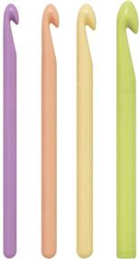img 1 attached to 🧶 Versatile Boye 235001MM Plastic Crochet Hook Set: L11 to P16 Sizes for All Your Crafting Needs