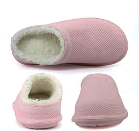 img 1 attached to 👡 Skywheel Women's/Men's Fur-Lined Clogs: Waterproof, Breathable, Lightweight, Warm Plush Slip-On Garden Shoes - Indoor/Outdoor Mules