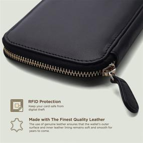 img 2 attached to 👛 Stylish Women's Leather Wallet Purse with Spacious Capacity – Ideal for Handbags & Wallets