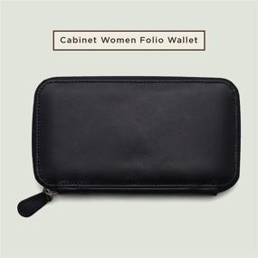 img 3 attached to 👛 Stylish Women's Leather Wallet Purse with Spacious Capacity – Ideal for Handbags & Wallets