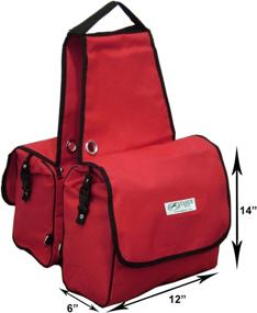 img 2 attached to 🐎 Tahoe Heavy Duty Insulated Nylon Saddle Bag: Keep Food & Drinks Cold while Trail Riding!