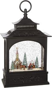 img 4 attached to 🏢 RAZ Imports 11" Lighted Water Lantern with Town Scene