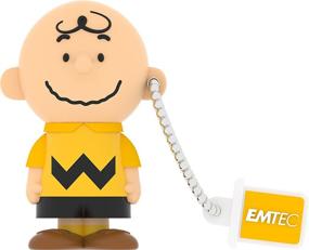 img 3 attached to 🥜 EMTEC 8GB USB Flash Drive Stick 2.0 Peanuts 'Charlie Brown' 3D Design - PN 101