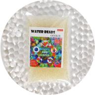 oeekoi clear water beads - 200g vase fillers gel jelly water beads for kids sensory play, pearls vase filler, foot spa, wedding centerpieces, and home plant decoration logo