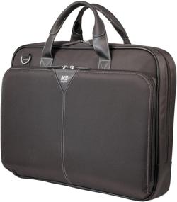 img 4 attached to 👜 Mobile Edge Black Select Nylon Laptop Briefcase - 16 Inch PC and 17 Inch Mac - Ideal for Men, Women, Business Professionals, and Students MEBCNS1