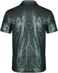 img 3 attached to 🍾 URRU Metallic Champagne Men's Clothing for Shirts Nightclub