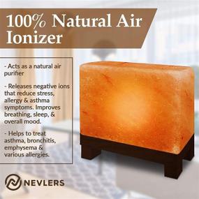 img 1 attached to Nevlers Natural Handcrafted Himalayan Salt Lighting & Ceiling Fans