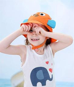 img 3 attached to 🏖️ Ultimate Beach Animal Boys' Hat: The Perfect Bucket Quick Protection for Sun and Sand!