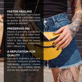 img 1 attached to 🌿 Tattoo Goo Original: Travel-Friendly Tattoo Aftercare, All-Natural Balm with Beeswax & Cocoa Butter, Soothing Ointment & Brightening Treatment, 0.33 oz; Packaging Variation Possible
